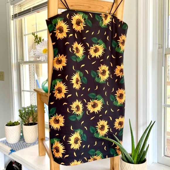 bodycon sunflower dress Desigual MARLON Dress